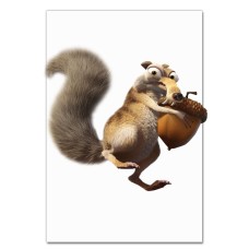 Notebooks A5 with print Ice Age Scrat And Acorns -