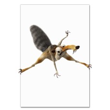 Notebooks A5 with print Ice Age Scrat Squirrel -