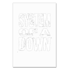 Notebooks A5 with print System Of A Down -