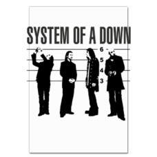 Notebooks A5 with print System Of A Down 2 -