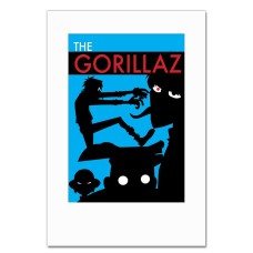 Notebooks A5 with print The Gorillaz -