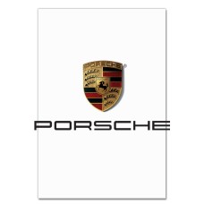 Notebooks A5 with print Logo Porsche -