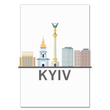 Блокнот А5 з принтом Київ -