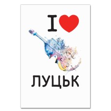 Блокнот А5 с принтом Луцк -