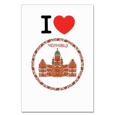 Блокнот А5 с принтом Черновцы -