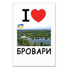 Блокнот А5 с принтом Бровары -