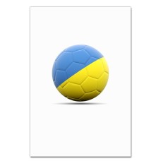 Notebooks A5 with print Ball Flag Of Ukraine -