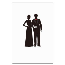 Notebooks A5 with print The Bride And Groom In A Conservative Style -