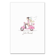 Notebooks A5 with print Bride And Groom On Motorcycles -