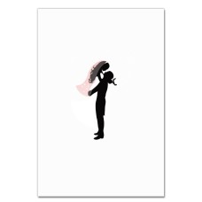 Notebooks A5 with print The Groom And The Bride With A Bouquet -