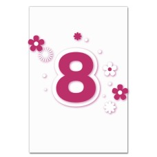 Блокнот А5 с принтом 8 Марта В Розово Белых Тонах -