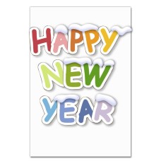 Notebooks A5 with print Happy New Year With Snow -