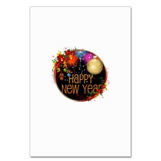 Notebooks A5 with print Happy New Year To All In Colors -