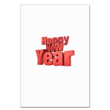 Notebooks A5 with print Happy New Year 3D -
