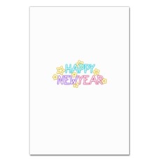 Notebooks A5 with print Happy New Year Neon -