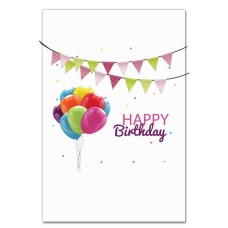 Notebooks A5 with print Birthday Ribbons With Stars And Balls -