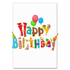 Notebooks A5 with print Birthday Balloons And Ice Cream -
