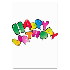 Notebooks A5 with print Day Balloons Birthday 2 -