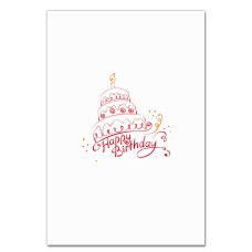 Notebooks A5 with print Birthday Cake -