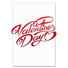 Notebooks A5 with print Valentine's Day Inscription With Hearts -