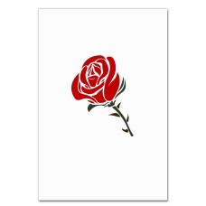 Notebooks A5 with print Valentine's Day Rose -