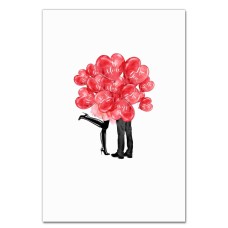 Notebooks A5 with print Valentine's Day Boy And Girl For Balls -