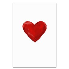 Notebooks A5 with print Valentine's Day Red Heart Lipstick -