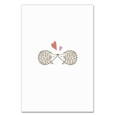 Notebooks A5 with print Valentine's Day Two Hedgehog And Heart -