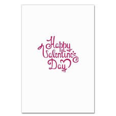 Notebooks A5 with print Valentine's Day Inscription Pastel Red -
