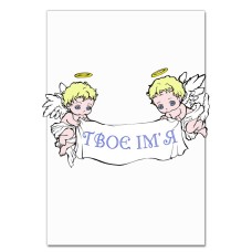 Notebooks A5 with print Angel Day Two Angels -