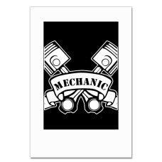 Notebooks A5 with print Day Two Pistons Mechanics -