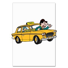 Notebooks A5 with print Taxi Driver Day Angry Taxi Driver -