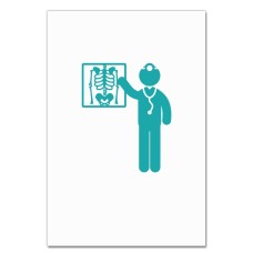 Notebooks A5 with print Day Medica Doctor And X-Ray -