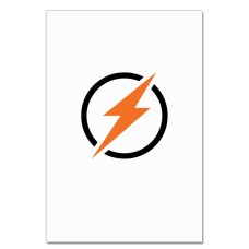 Блокнот А5 с принтом День Энергетика Оранжевый Разряд -
