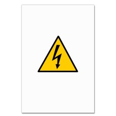 Блокнот А5 с принтом День Энергетика Оранжевый Разряд В Треуголнике -