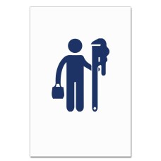Notebooks A5 with print Day Plumbing Plumber With Pipe Wrench -