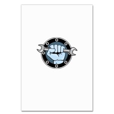 Notebooks A5 with print Day Plumbing Hand With Key -