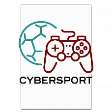 Блокнот А5 с принтом Геймпад И Футбольный Мяч -