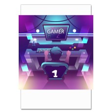 Notebooks A5 with print Esports Player №1 -