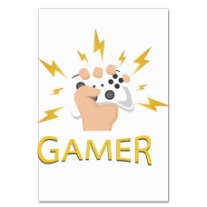 Notebooks A5 with print Esports Gamepad Hand And Lightning -