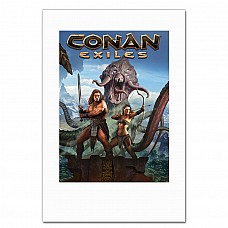 Блокнот А5 с принтом Conan Exiles Заставка -