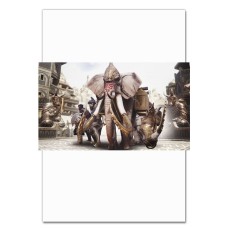 Notebooks A5 with print Elephant And Rhino Warriors -