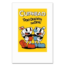 Notebooks A5 with print Cuphead Protagonists -