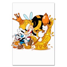 Notebooks A5 with print Cuphead Angry Bee -