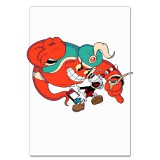 Notebooks A5 with print Cuphead Evil Genie -