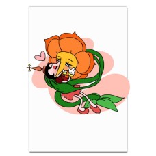 Notebooks A5 with print Cuphead Flower Girl -