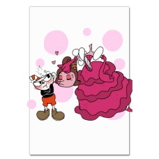 Notebooks A5 with print Cuphead And Fairy -