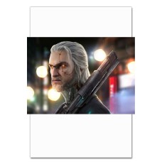 Notebooks A5 with print Cyberpunk 2077 Game Character With A Scar -