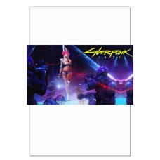 Notebooks A5 with print Cyberpunk 2077 Riot At The Bar -