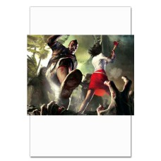 Notebooks A5 with print Dead Island Battle With The Zombies With Ax -